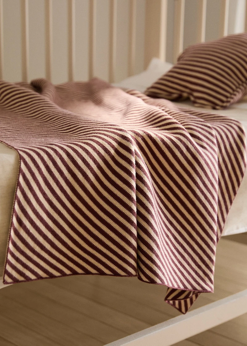 Cotton two-tone children’s blanket