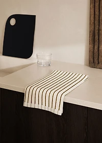 Multi-striped terry kitchen towels