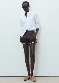 Suede moccasins with buckle