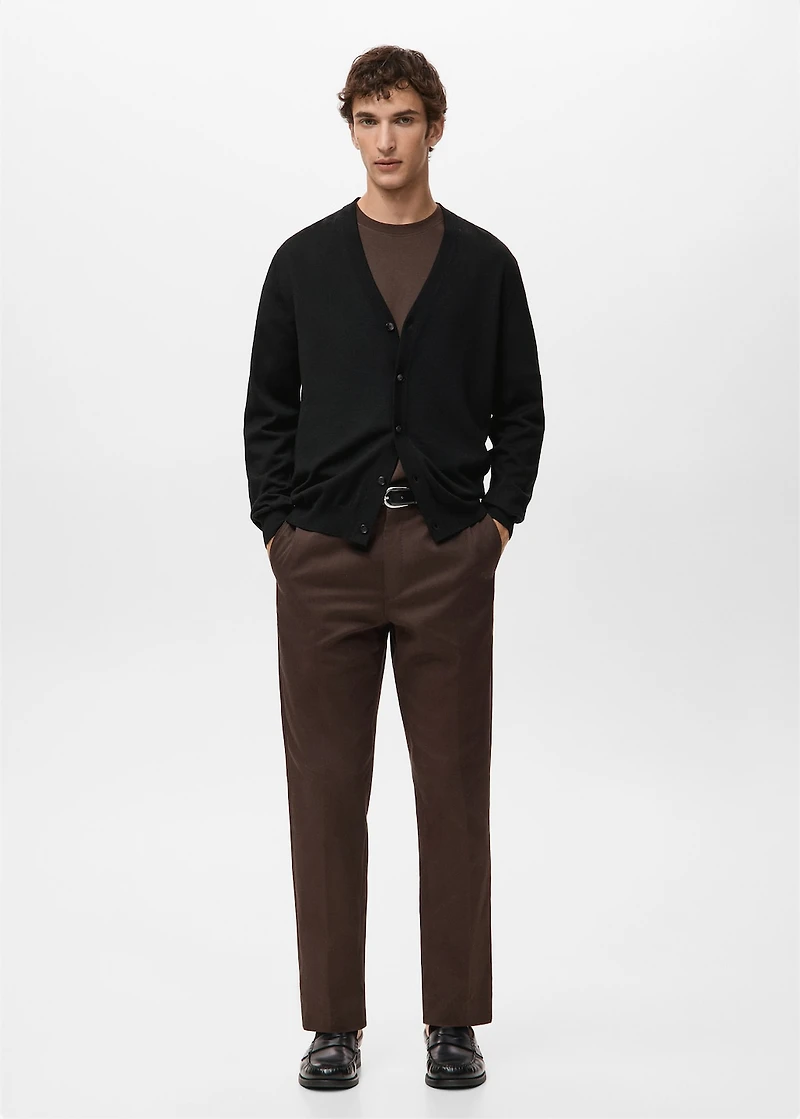 100% merino wool cardigan