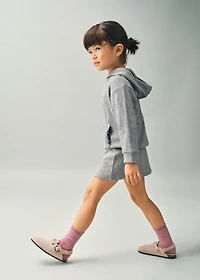 Knitted A-line skirt