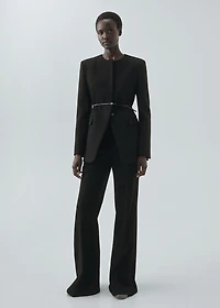 Tailored suit blazer