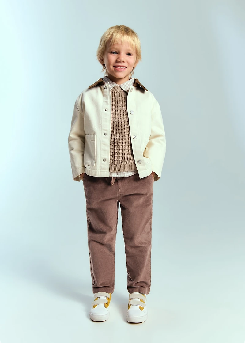 Cotton corduroy pants