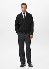 Relaxed-fit knitted cardigan