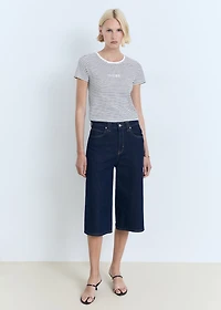 Striped logo T-shirt