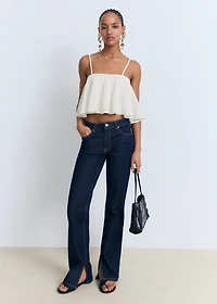 Ruffle knit top