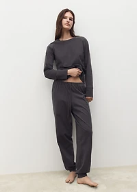 Soft-finish jogger pants