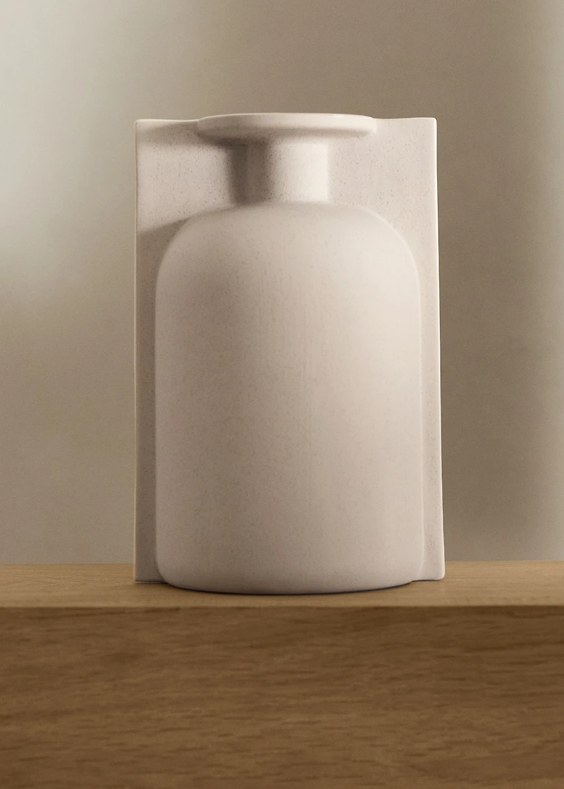 Medium earthenware bottle vase
