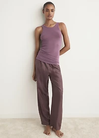 Cashmere pajama top