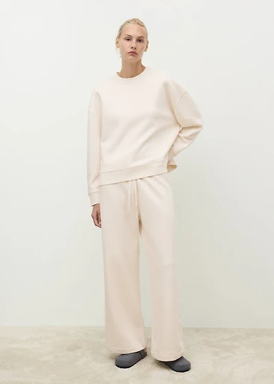 Fluid cotton sweatshirt