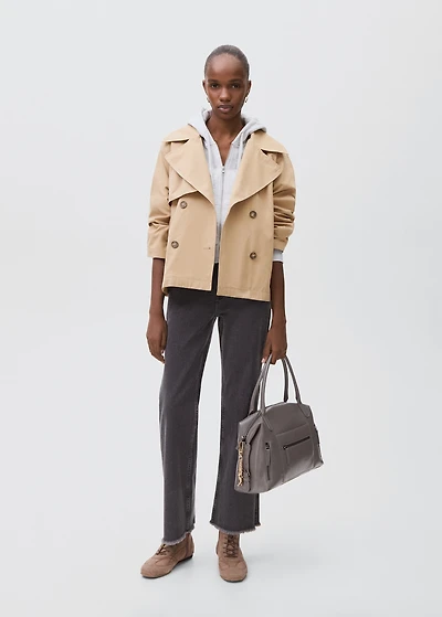 Short trench coat