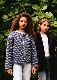 Printed cotton jacket