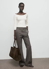 Three-quarter sleeve t-shirt