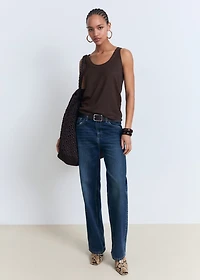 Linen top with sleeves