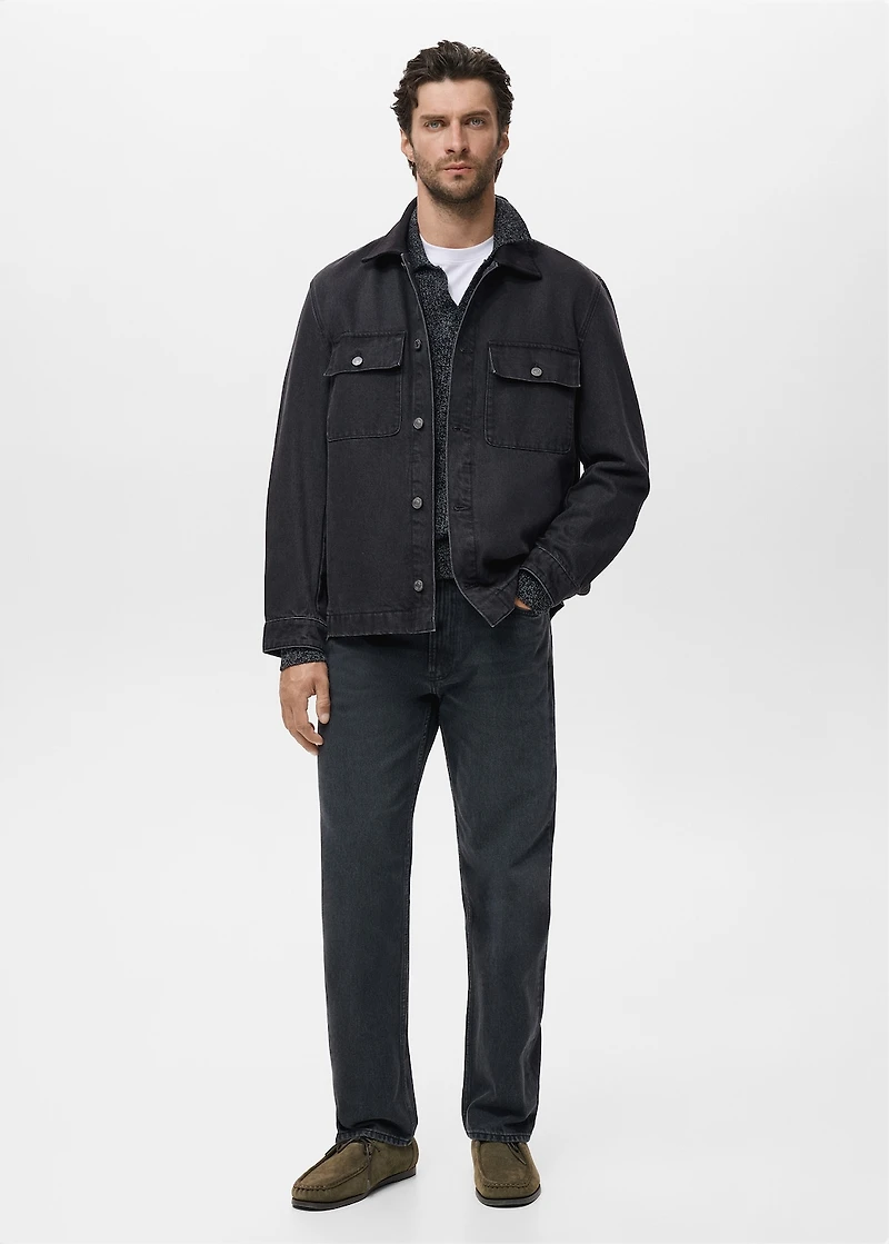 Denim jacket pockets