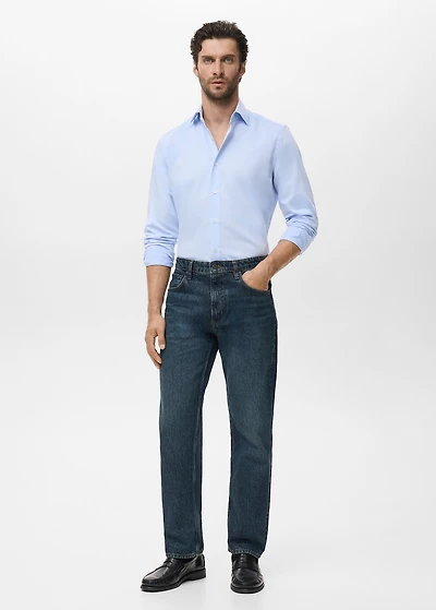 Slim-fit cotton shirt