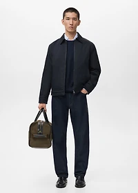 Quilted water repellent jacket