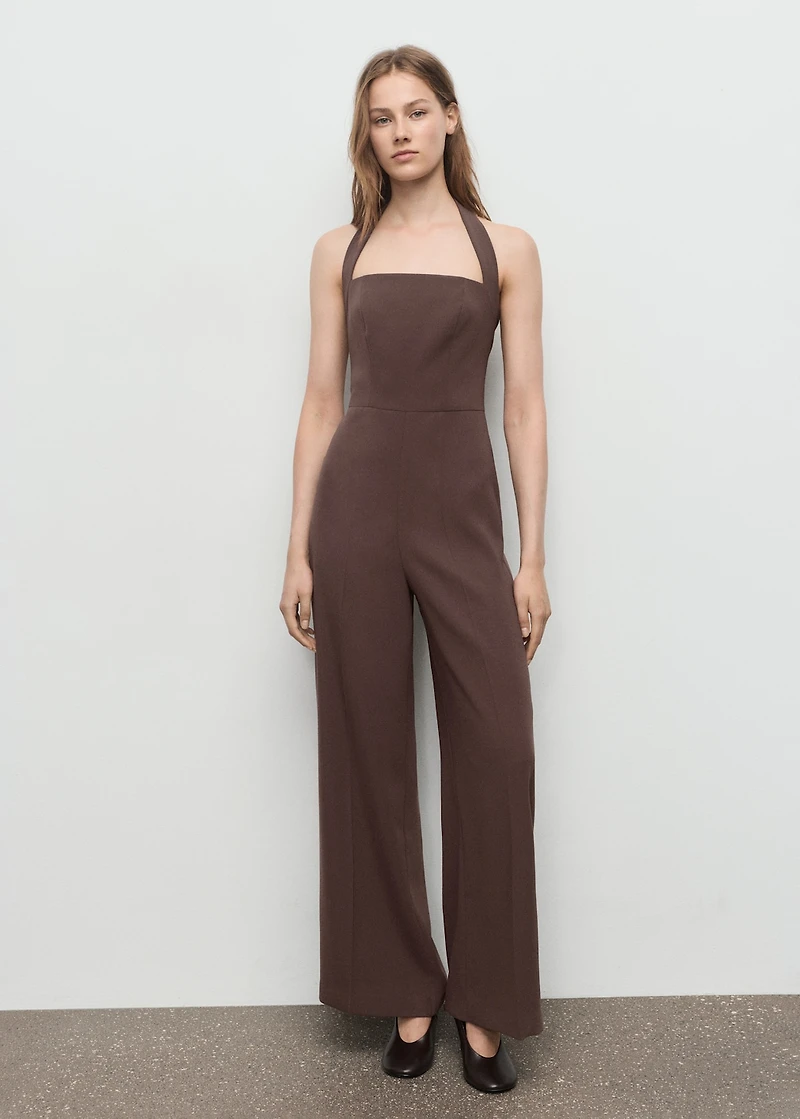 Halter neck jumpsuit