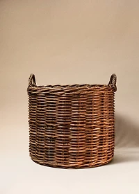 Large rattan basket