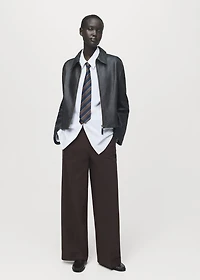 Side striped trousers