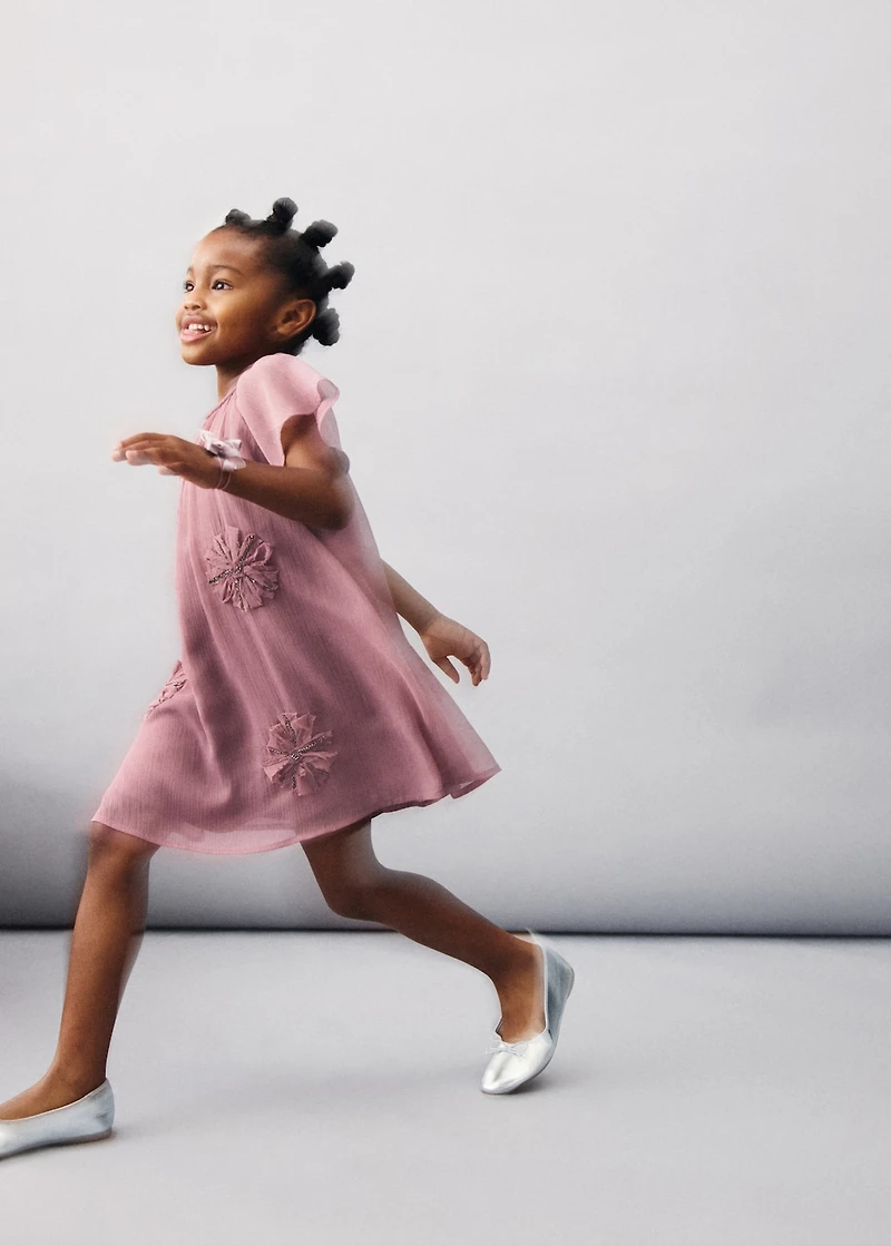 Bead embroidery dress