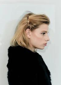 Crystal hair barrette