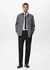 100% cotton relaxed-fit check shirt