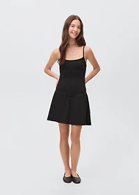 Ruched straps dress