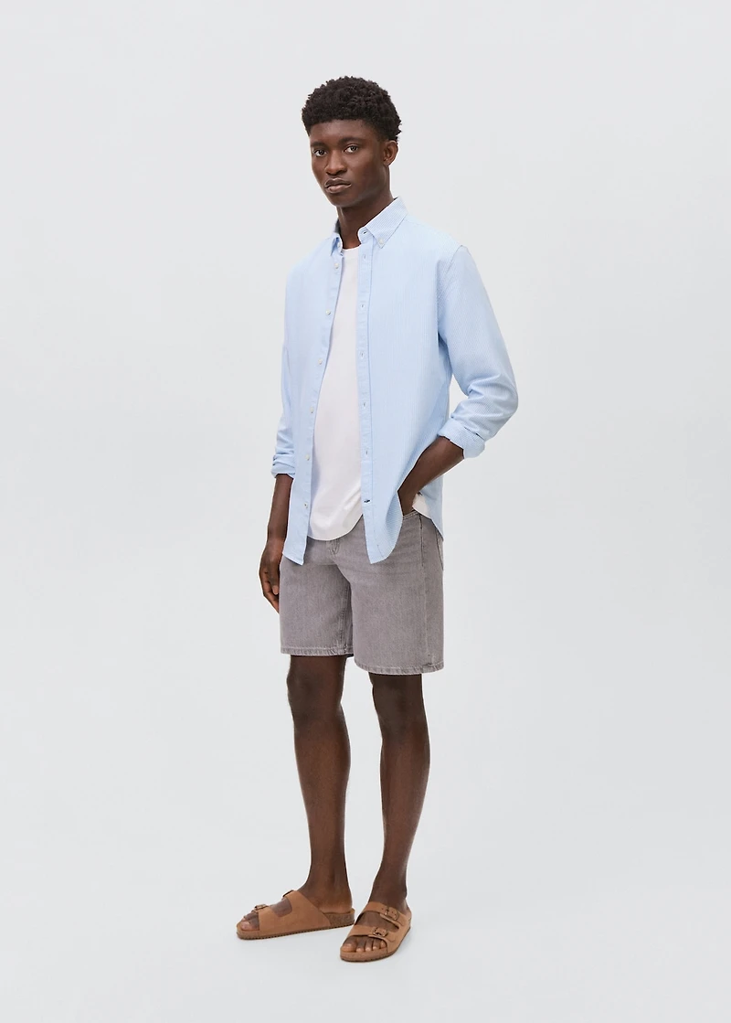 Striped Oxford shirt