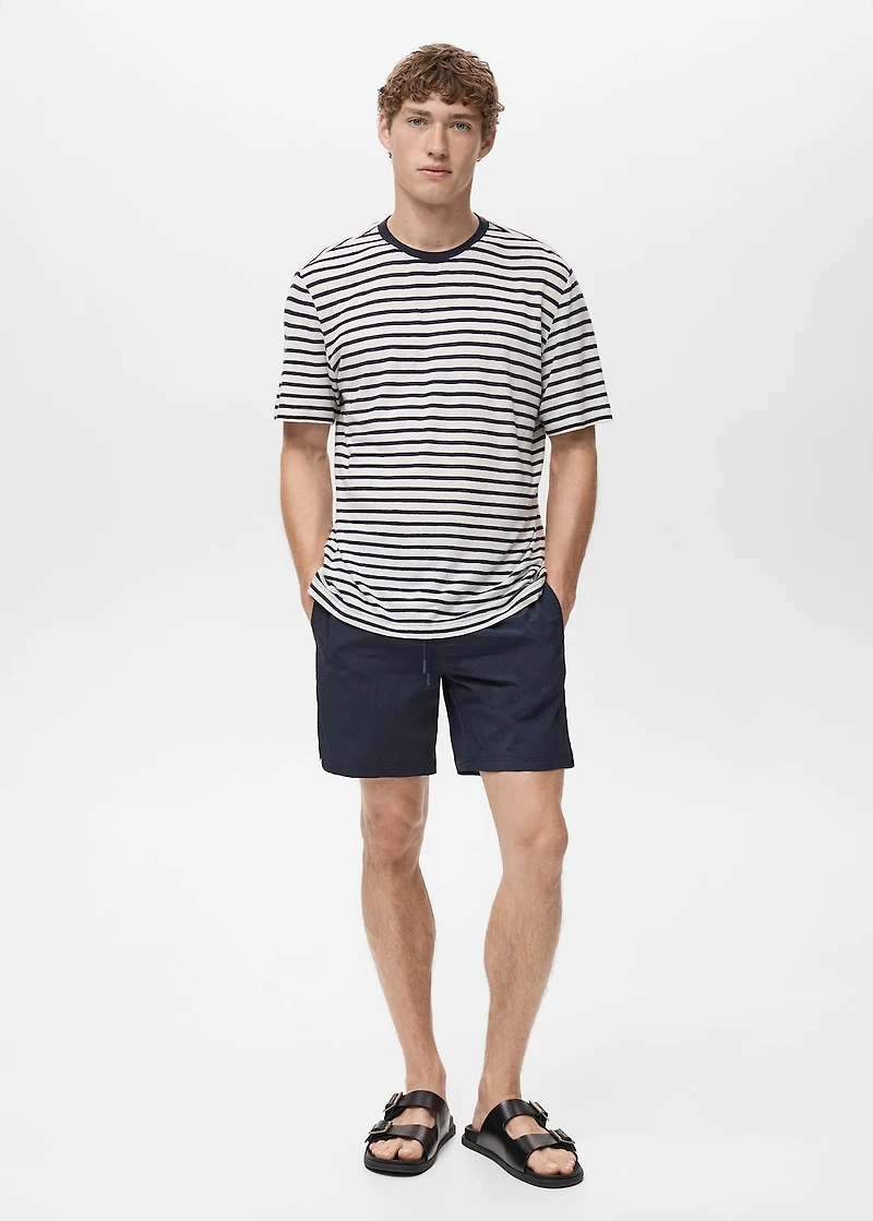 Basic drawstring swimsuit