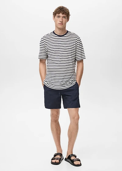 Basic drawstring swimsuit