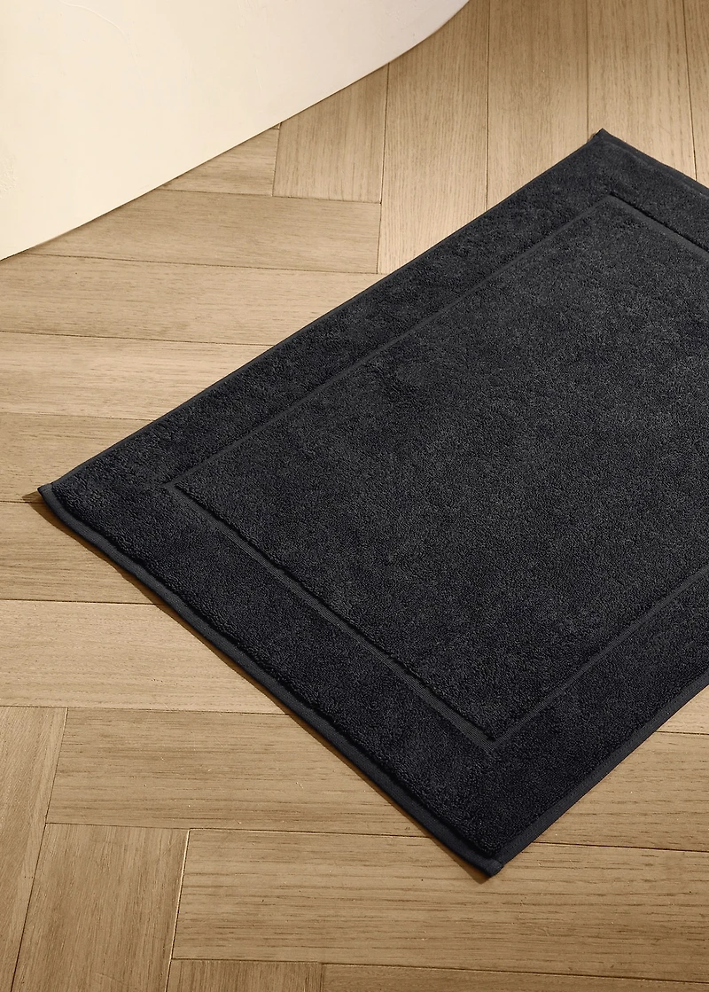 100% cotton bathroom mat