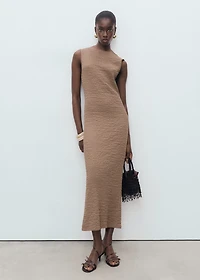 Fitted textured dress