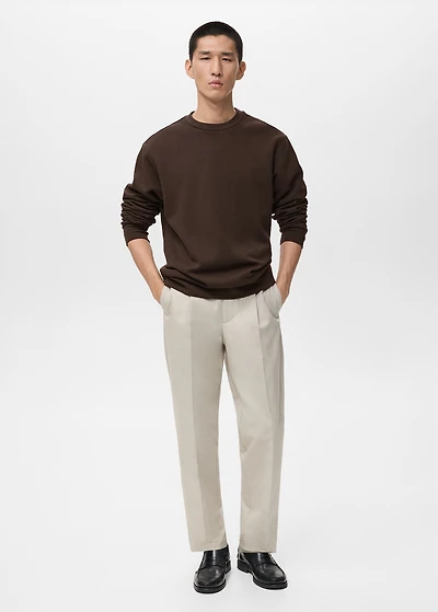 Regular-fit cotton sweatshirt