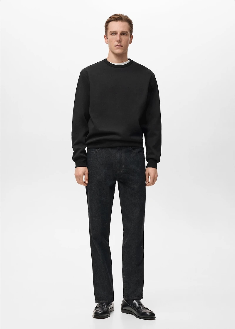 Regular-fit cotton sweatshirt