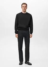 Regular-fit cotton sweatshirt