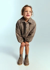 Suede leather ankle boots