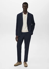 Slim-fit suit pants