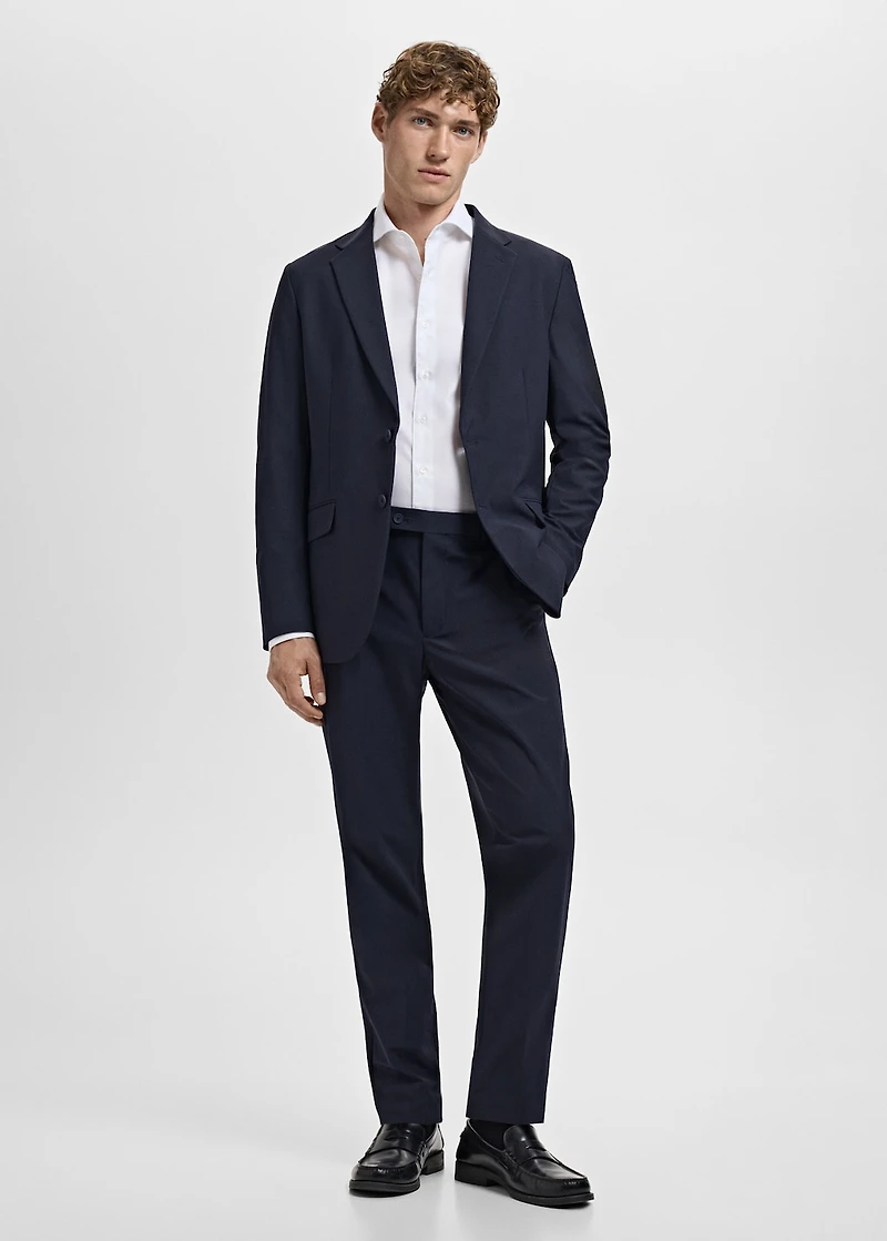 100% cotton slim-fit formal shirt