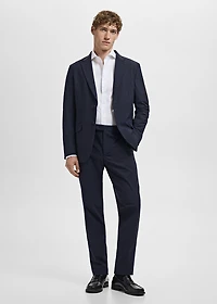 100% cotton slim-fit formal shirt