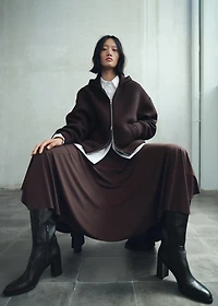 Leather block-heel boots