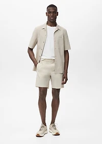 Regular-fit shirt with chest pocket