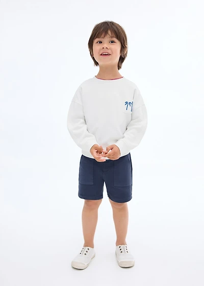 Palm trees printed sweatshirt