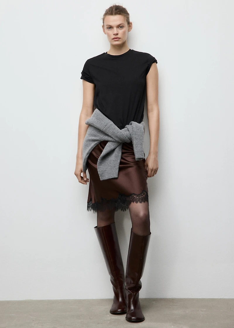 Cotton short-sleeved t-shirt