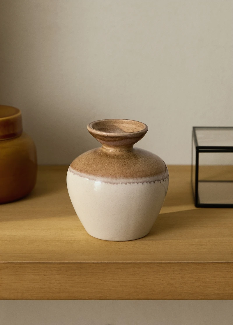 Small stoneware vase