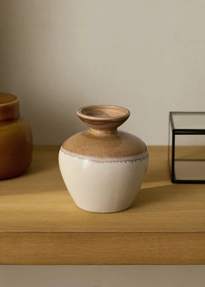 Small stoneware vase