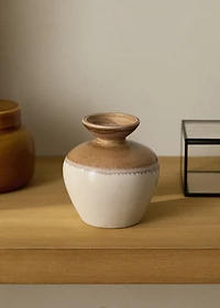 Small stoneware vase