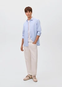 Essential cotton-blend shirt