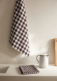Gingham check kitchen towels