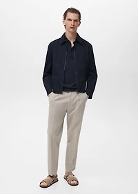 Zipper cotton jacket